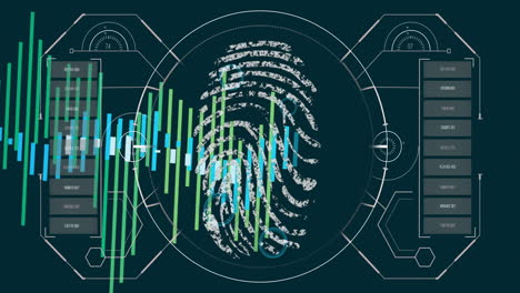 Scannen-Von-Fingerabdrücken-Und-Analysieren-Von-Daten-Zur-Digitalen-Schnittstellenanimation