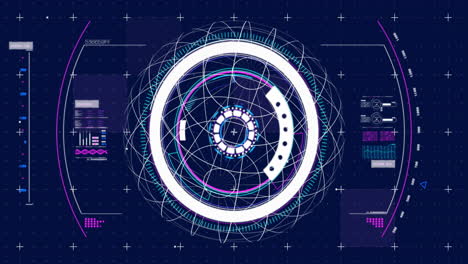 Futuristic-data-processing-animation-with-circular-interface-and-digital-elements