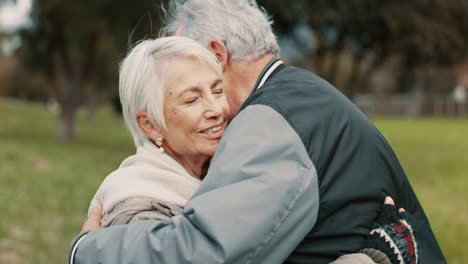 Love,-smile-and-kiss-with-a-senior-couple-hugging