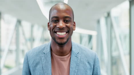 Smile,-professional-and-portrait-of-black-man