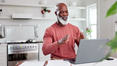 Laptop,-video-call-and-talking-with-a-black-man