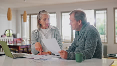 Senior-couple,-angry-for-bills-and-home-debt