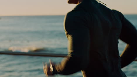 Fitness,-beach-or-sports-man-running