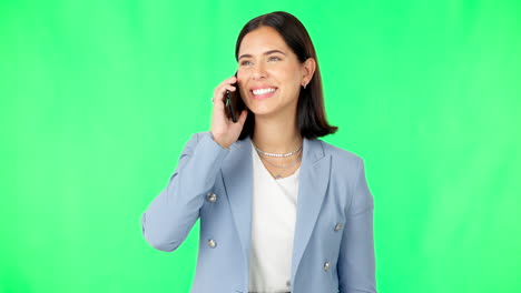 Woman,-business-and-happy-for-phone-call