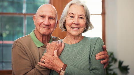 Face,-smile-and-senior-couple-in-home