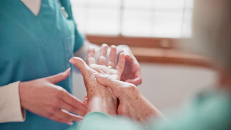 Senior-person,-hands-and-arthritis-with-doctor