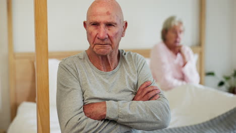 Divorce,-conflict-and-senior-couple-in-bedroom