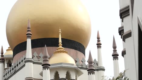 Detailaufnahme-Der-Sultan-Moschee-In-Singapur,
