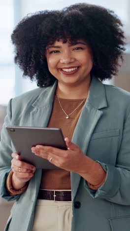 Face,-happy-woman-and-smile-with-tablet