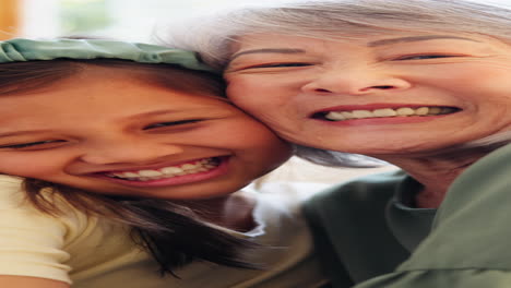 Face,-grandmother-smile-and-girl-hug-for-bonding