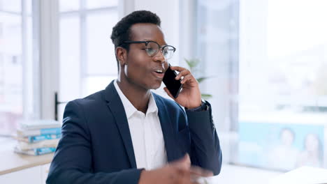 Business,-black-man-and-phone-call