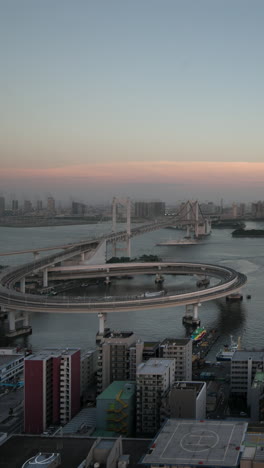 tokyo-japan-city-rainbow-bridge-skyline-harbour-vertical