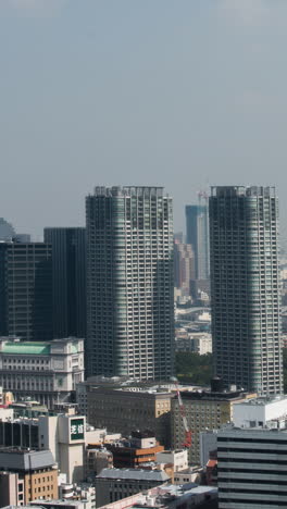 El-Horizonte-De-Tokio-Fue-Tomado-Desde-Un-Punto-De-Observación-Alto-En-Vertical.