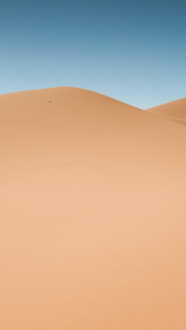 Dünen-In-Der-Wüste-Sahara,-Marokko-In-Vertikaler