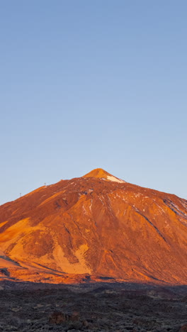 Vulkan-El-Teide-Auf-Teneriffa-In-Der-Vertikalen