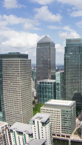 Timelapse-Del-Horizonte-De-La-Ciudad-De-Londres-En-Vertical