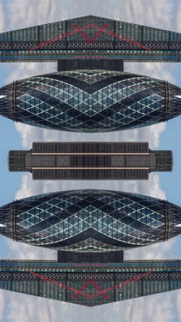 pattern-of-london-skyline-in-vertical