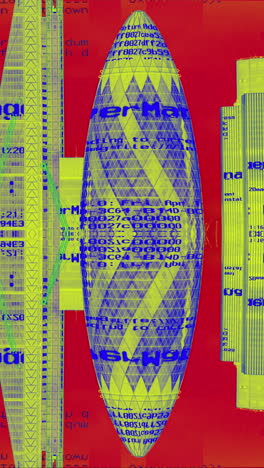 Paisaje-Urbano-De-Código-Y-Datos-En-Vertical