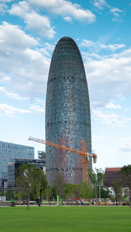 Torre-Agbar-tower-in-Barcelona-in-vertical