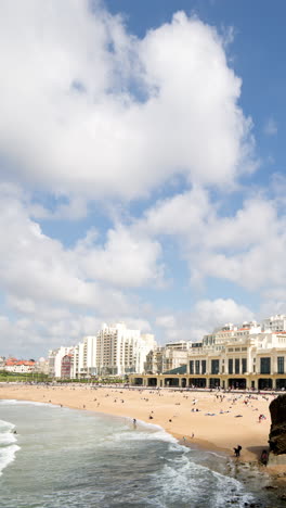 surf-city-of-Biarritz-in-france-in-vertical-format