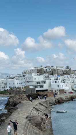 Naxos-Stadt-In-Naxos-Griechenland-In-Vertikaler