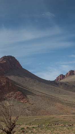 Montañas-Del-Atlas,-Marruecos-En-Vertical