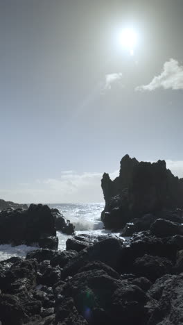 Timelapse-Of-Volcano-De-Bayuyo,-Fuerteventura.