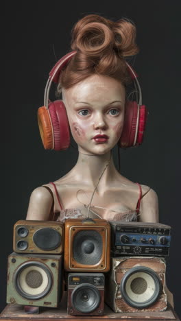 porcelain-female-statue-dolls-with-audio-speakers-and-headphones-made-with-AI