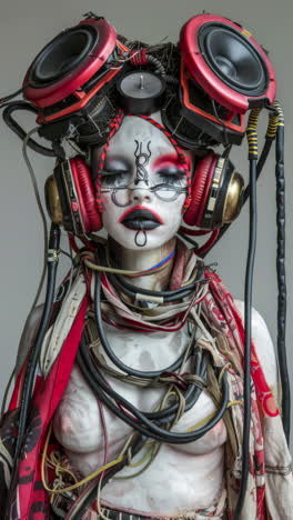 porcelain-female-statue-dolls-with-audio-speakers-and-headphones-made-with-AI