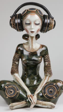 porcelain-female-statue-dolls-with-audio-speakers-and-headphones-made-with-AI