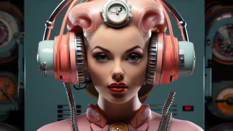 jukeboxes-and-female-mannequin-head-made-with-generative-AI