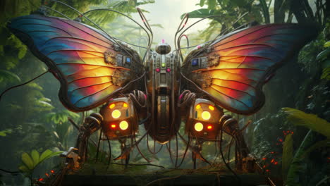 Ai-generated-Robot-butterflies