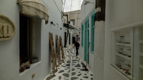 Ciudad-De-Naxos-En-Naxos,-Grecia