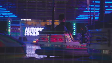 bumper-cars-at-a-funfair