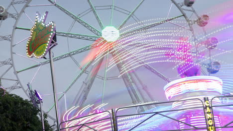 bumper-cars-at-a-funfair