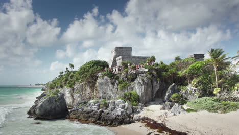 Maya-Ruinen-In-Tulum,-Mexiko