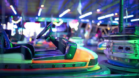 bumper-cars-at-a-funfair