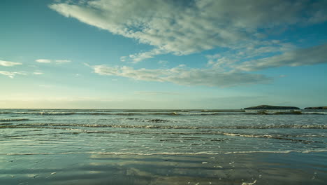 Playa-Y-Costa-En-Gales,-Reino-Unido