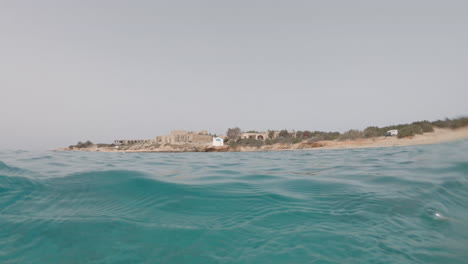 pov-of-man-swimming-in-sea