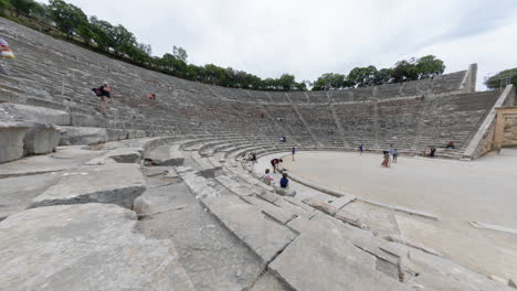 Anfiteatro-De-Epidauro,-Grecia