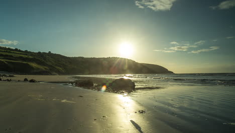 Playa-Y-Costa-En-Gales,-Reino-Unido