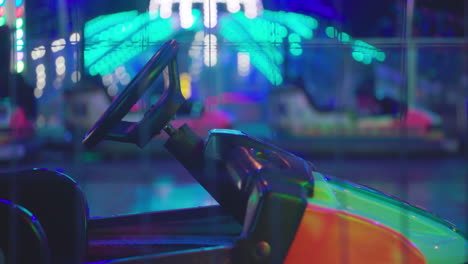 bumper-cars-at-a-funfair