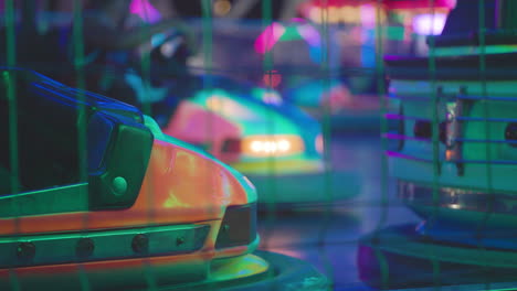 bumper-cars-at-a-funfair