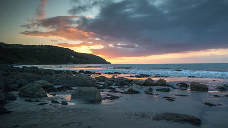 Playa-Y-Costa-En-Gales,-Reino-Unido