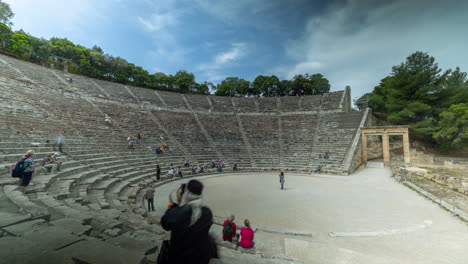 Amphitheater-Von-Epidaurus,-Griechenland