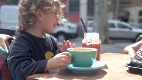 Girl-drinking-coffee