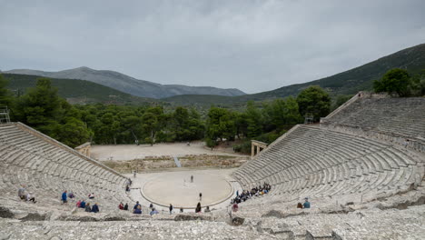 Anfiteatro-De-Epidauro,-Grecia