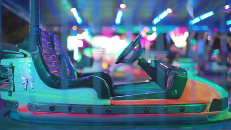 bumper-cars-at-a-funfair