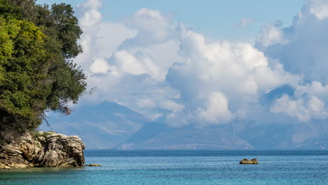 Wilder-Strand-Auf-Korfu,-Griechenland