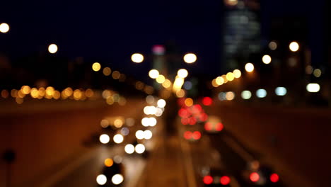 Vehicle-light-trails-on-road